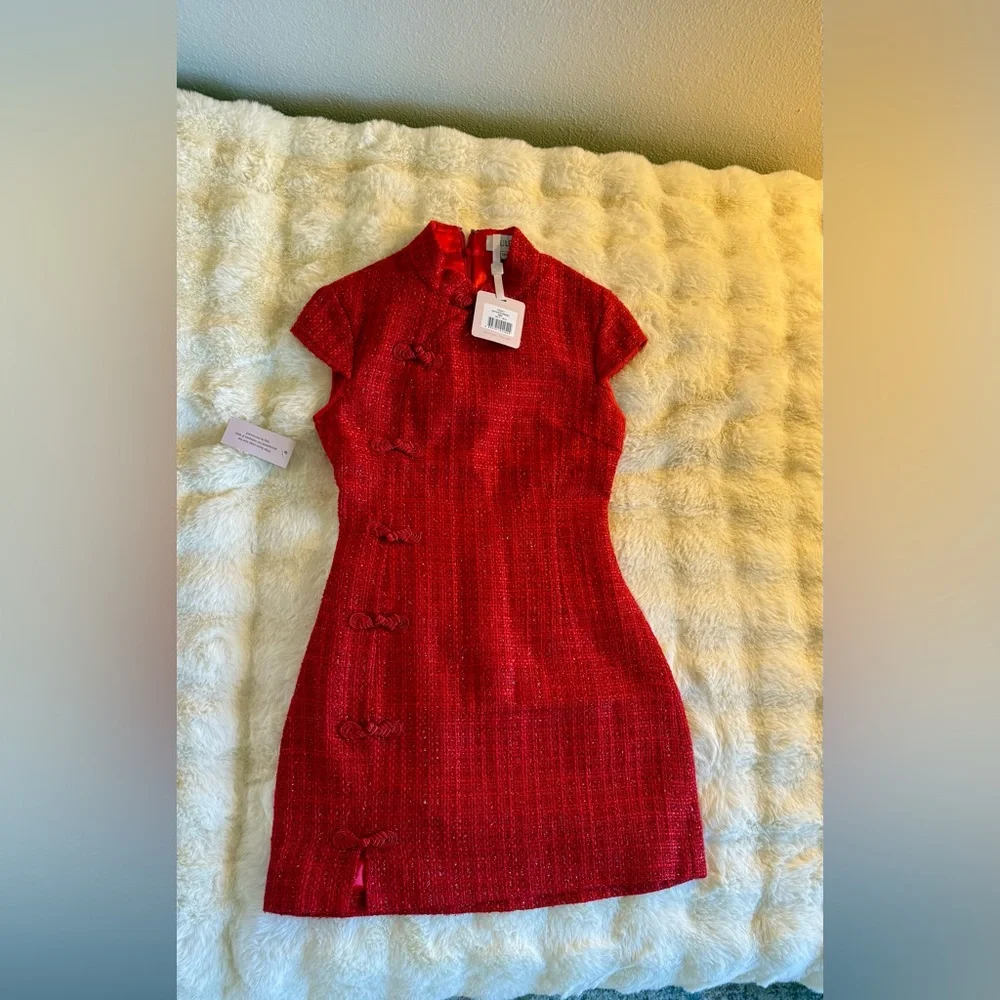 SAU LEE Natasha Dress in Red, brand new without tags, never worn, no flaws. - Picture 12 of 16